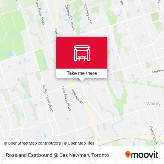 Rossland Eastbound @ Des Newman map