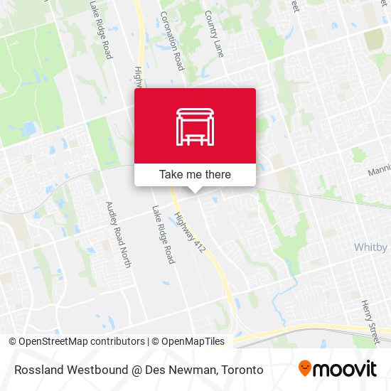 Rossland Westbound @ Des Newman plan