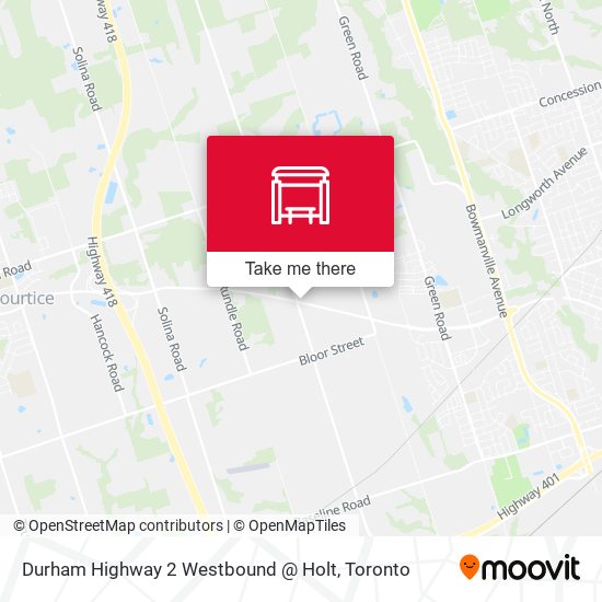 Durham Highway 2 Westbound @ Holt map
