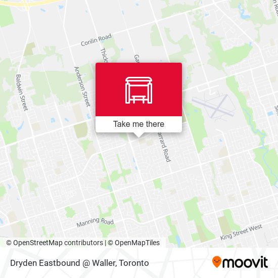 Dryden Eastbound @ Waller map
