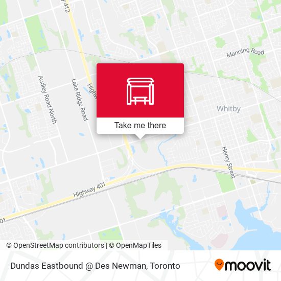 Dundas Eastbound @ Des Newman plan