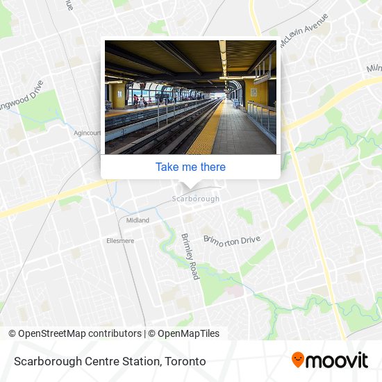 Scarborough Centre Station plan