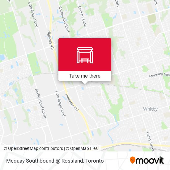 Mcquay Southbound @ Rossland map