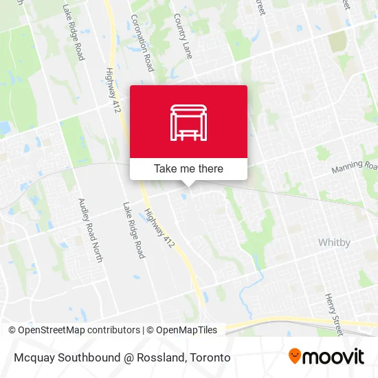 Mcquay Southbound @ Rossland map