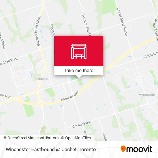 Winchester Eastbound @ Cachet plan