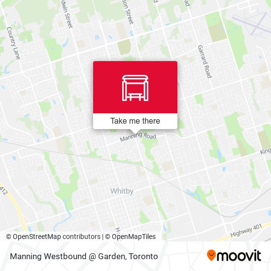 Manning Westbound @ Garden plan