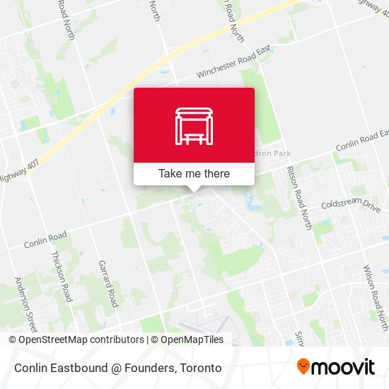 Conlin Eastbound @ Founders map