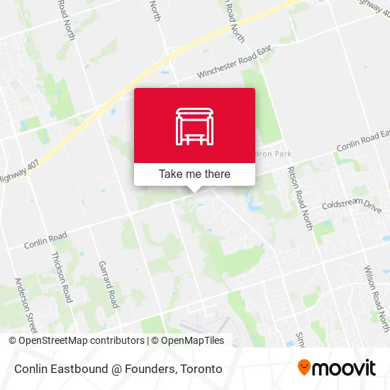 Conlin Eastbound @ Founders map