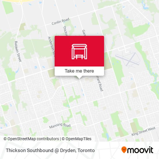 Thickson Southbound @ Dryden plan