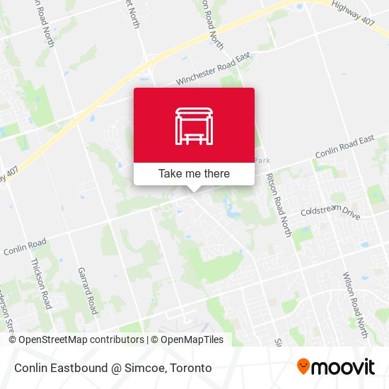 Conlin Eastbound @ Simcoe plan