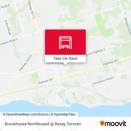 Brookhouse Northbound @ Ravey map