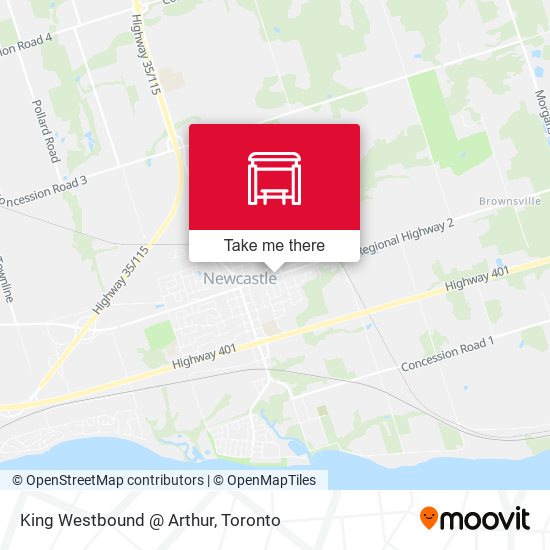 King Westbound @ Arthur plan