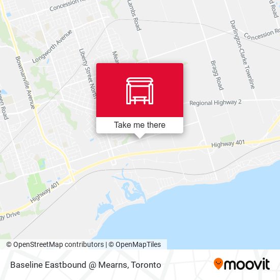 Baseline Eastbound @ Mearns map