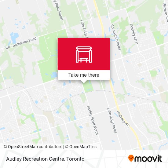 Audley Recreation Centre map