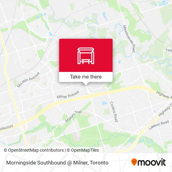Morningside Southbound @ Milner plan