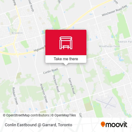 Conlin Eastbound @ Garrard map
