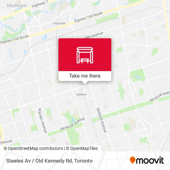 Steeles Av / Old Kennedy Rd map