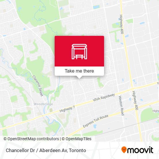 Chancellor Dr / Aberdeen Av map