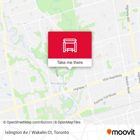 Islington Av / Wakelin Ct map