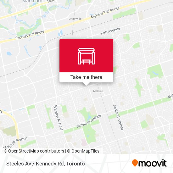 Steeles Av / Kennedy Rd map