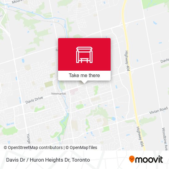 Davis Dr / Huron Heights Dr map