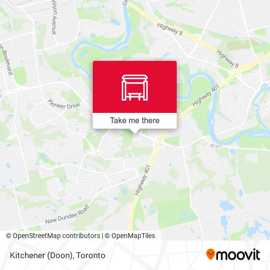 Kitchener (Doon) map