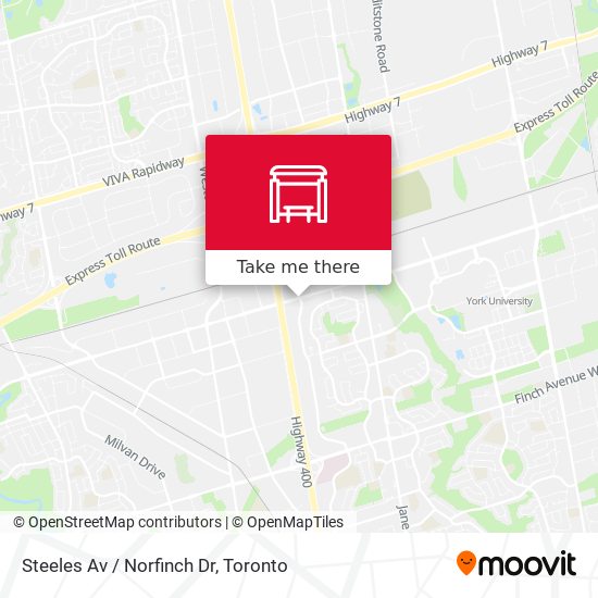 Steeles Av / Norfinch Dr plan