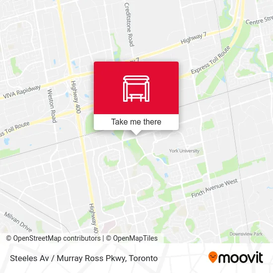 Steeles Av / Murray Ross Pkwy map