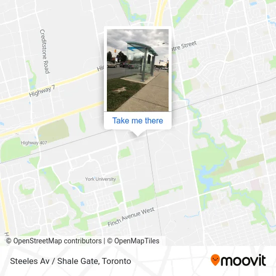 Steeles Av / Shale Gate map