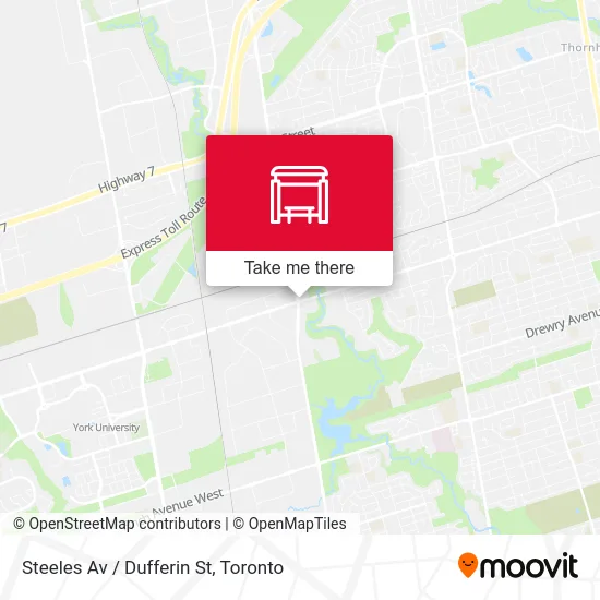 Steeles Av / Dufferin St map
