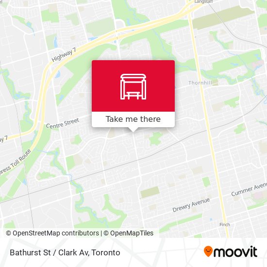 Bathurst St / Clark Av plan