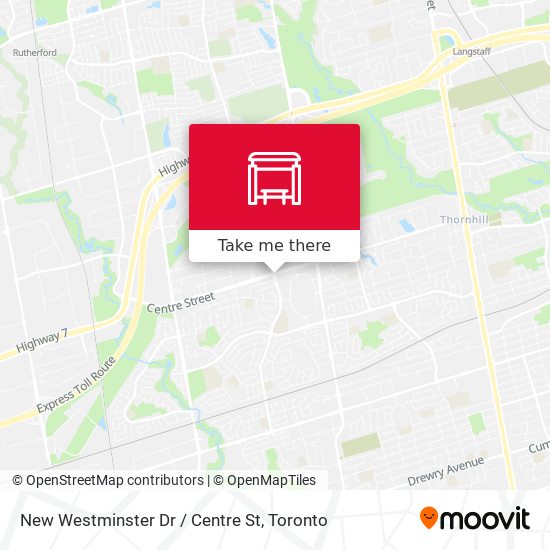 New Westminster Dr / Centre St map