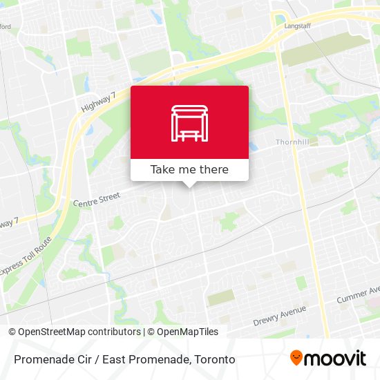 Promenade Cir / East Promenade map