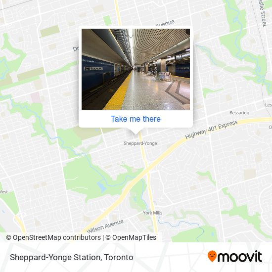 Sheppard-Yonge Station plan