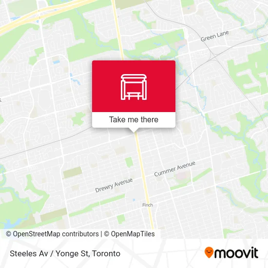Steeles Av / Yonge St map