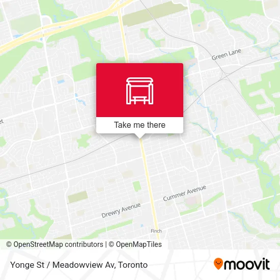 Yonge St / Meadowview Av plan