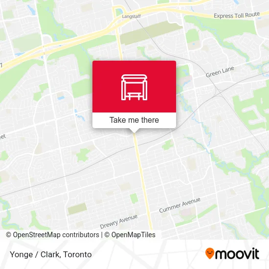 Yonge / Clark map