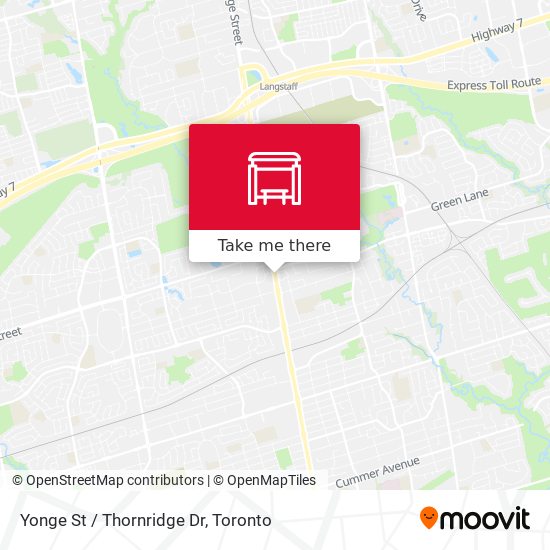 Yonge St / Thornridge Dr plan