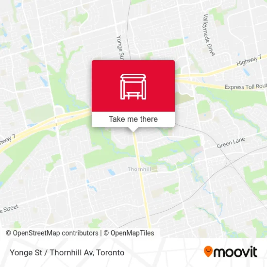 Yonge St / Thornhill Av map