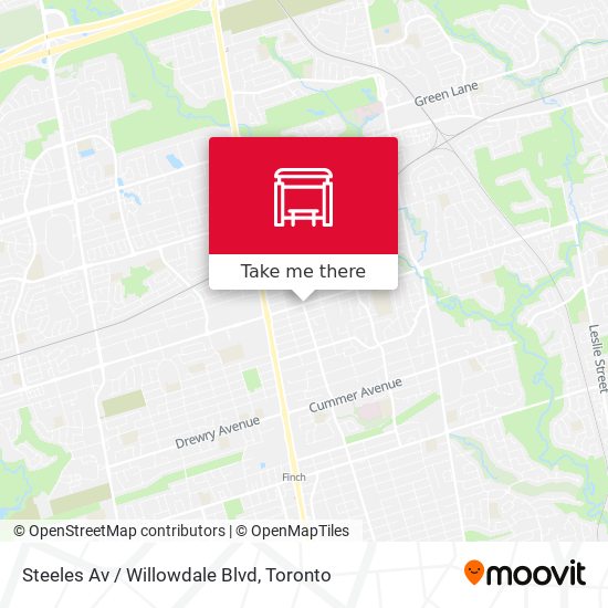 Steeles Av / Willowdale Blvd map