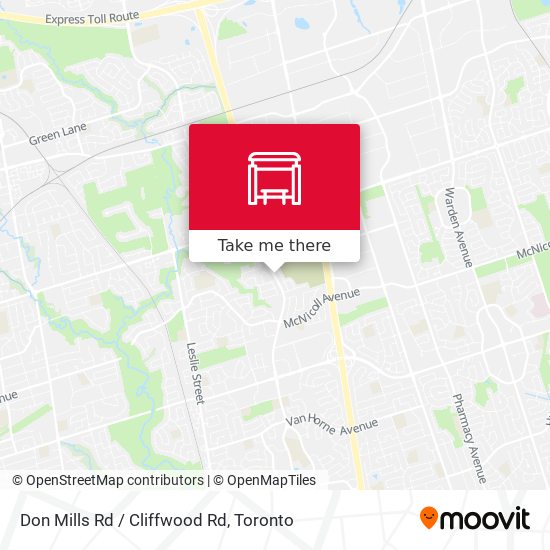 Don Mills Rd / Cliffwood Rd map