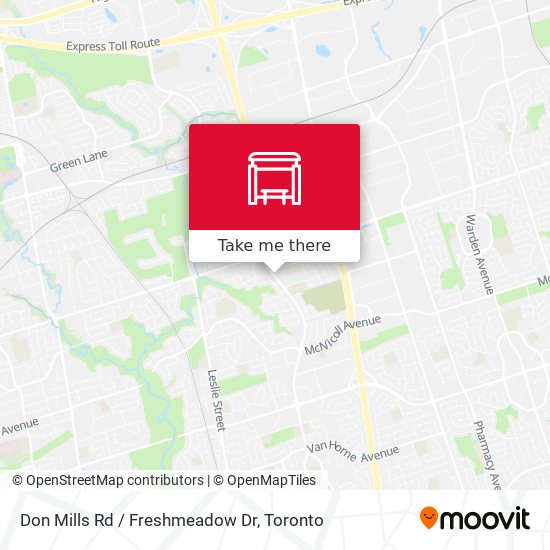 Don Mills Rd / Freshmeadow Dr map