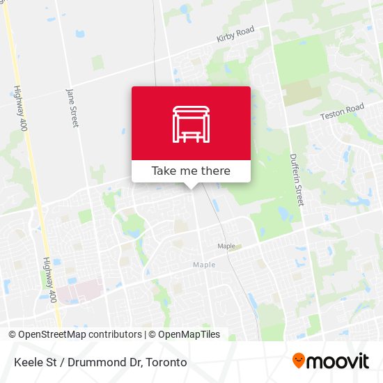 Keele St / Drummond Dr plan