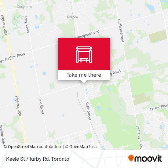 Keele St / Kirby Rd map