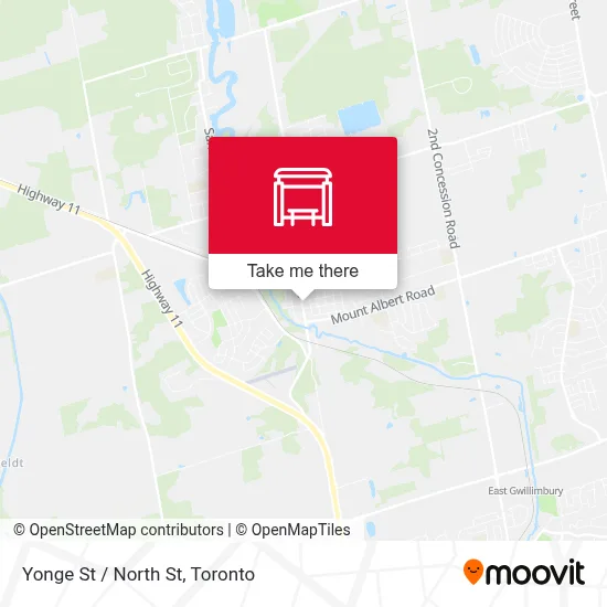 Yonge St / North St map