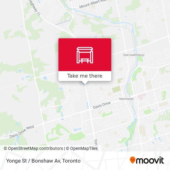 Yonge St / Bonshaw Av map