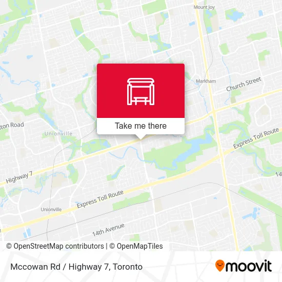 Mccowan Rd / Highway 7 map