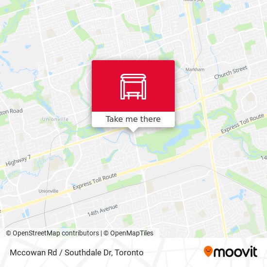 Mccowan Rd / Southdale Dr map