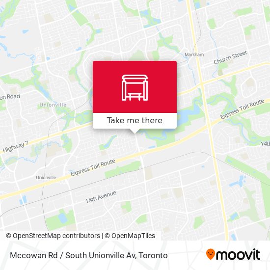 Mccowan Rd / South Unionville Av map