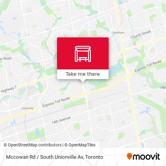 Mccowan Rd / South Unionville Av map